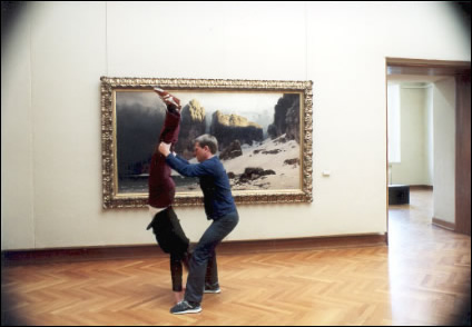 The ja ja nein nein living room sculpture