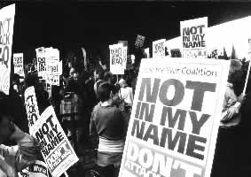 not in my name, London