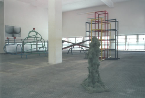 The ja ja nein nein living room sculpture