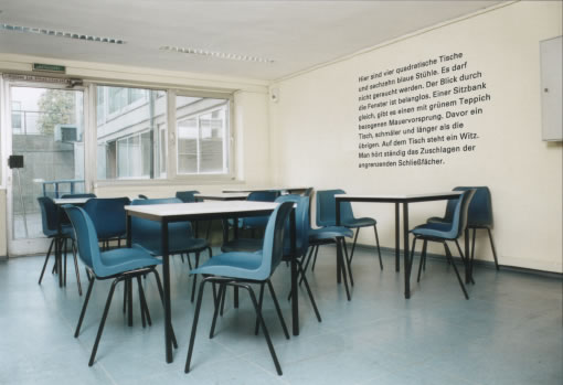 The ja ja nein nein living room sculpture